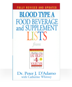 Book Eat Right For Your Blood Type Booklet A