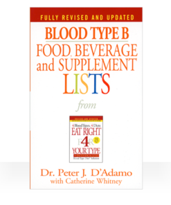 Cook Book For Blood Type B Booklet