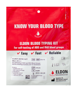 Original Home Blood-Typing Kit