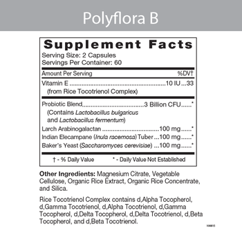 Polyflora B Product Information
